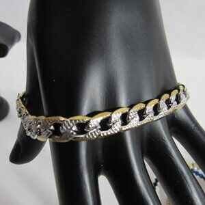 PLATED GOLD SILVER BRACELET CHAIN NEW